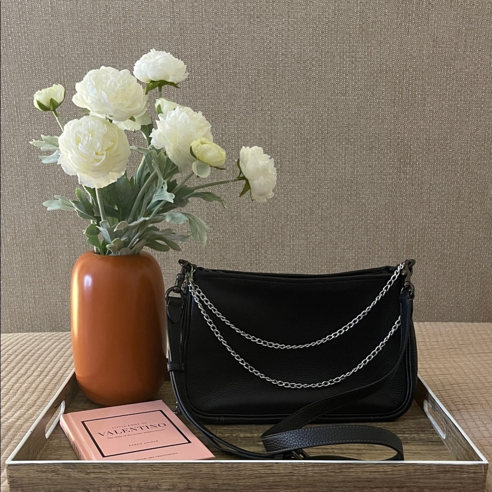 Coach Cary Crossbody Bag with Silver Chain